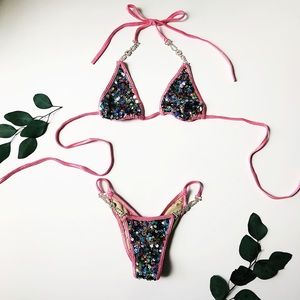 ✨ Sequined Multicolor Bikini ✨